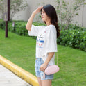 Fashion Tassel Rhombus Chain One-shoulder Messenger