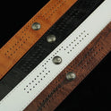 Men's Denim Casual Hollow Rivet Wide Belt