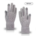 Driving And Riding Cold-proof Woolen Knitted Gloves Man