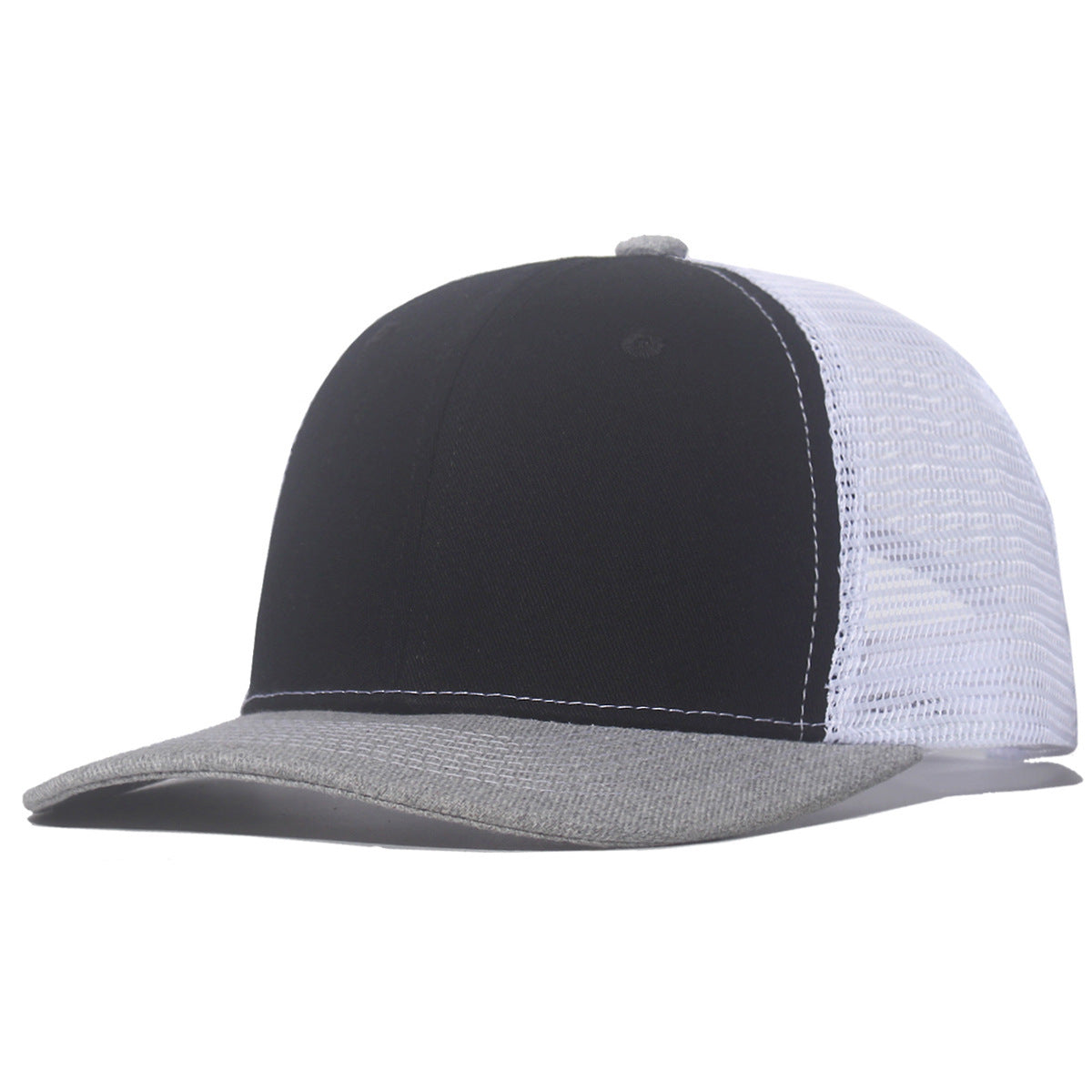 Baseball Slightly Curved Wide Brim Breathable Peaked Cap