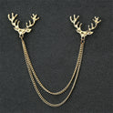 Fashion Simple Men's Chain Rudder Brooch