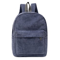 Large Capacity Multi-purpose College Style New Corduroy Front Pocket Unisex Backpack