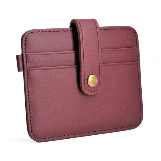 Short Leather Driving Id Card With Pocket Wallet