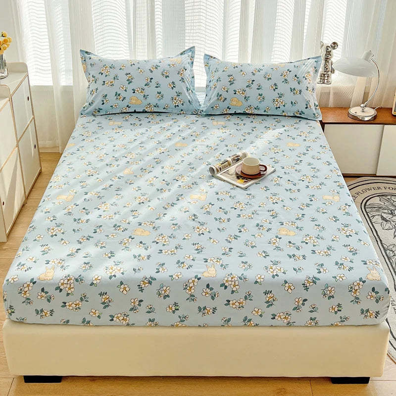 Dust Mattress Protective Cover Three-piece Bed Sheet Set