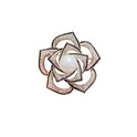 High-grade Classic Style Camellia Brooch Refined Grace Hollow Flowers