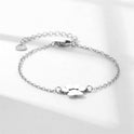 Popular Cute Dog Paw Jewelry Women's Stainless Steel Dog Paw Cat Paw Bracelet, Titanium Steel Bracelet Accessories