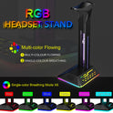 RGB Bracket Dual USBHUB Color Changing Headset Bracket Headset Display Rack