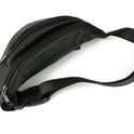 High-end Men's Sports Waist Bag Head Layer Cowhide Belt Bag