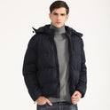 Pure Color Down Padded Jacket Short Coat