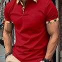 Lapel Fashion Slim Men's T-shirt