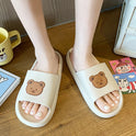 Cute Bear Slippers Summer Beach Shoes Bathroom Slippers