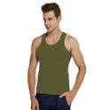 Men's Vest Cotton Slim Fit Sports Bottoming Shirt Breathable Stretch Underwear