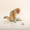 Pet Cat Toy Tumbler Tease Cat Ball Bite-resistant Tease Stick Feather Self-healing