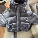 Elegant High-grade Loose Hooded Thickened Thermal Cotton Coat Jacket