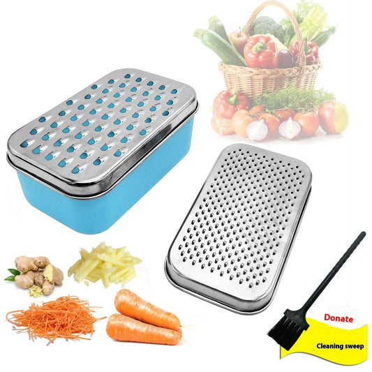 Double-sided Grater Oval Cheese Planer Rectangular Grater Cheese Grater Chopper Ginger Shredder Knife