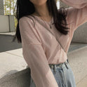 Women's Loose And Lazy Style V-neck Pullover Sweater