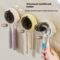 Bathroom Punch-free Wall-mounted Spaceman Toothbrush Holder