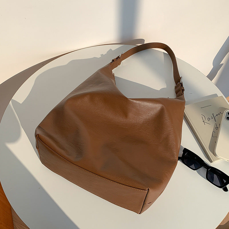 Fashion Casual Soft Leather Tote