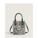 Early Autumn Popular Embroidered Portable Small Square Messenger Bag