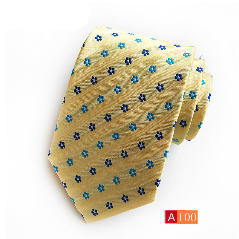 Men's Casual Formal Wear Polyester Jacquard Tie