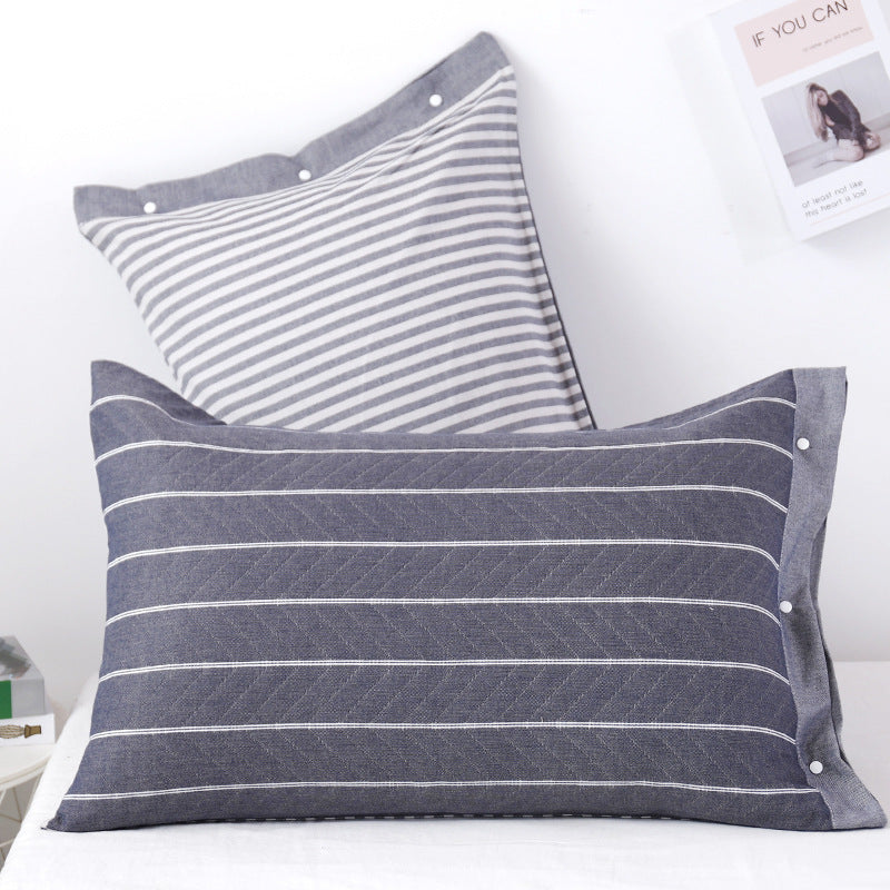 Three-layer Gauze Cotton Pillowcase European Style