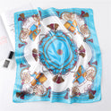 Women's New Small Square Retro Cashew Professional Scarf