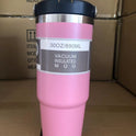 Portable Car Cup Stainless Steel Cup Travel Sports Water Bottle With Handle Cover Coffee Tumbler Cup