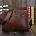 Men's Shoulder Messenger Bag Korean Style Casual Horizontal Retro