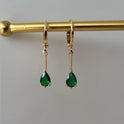 European American And French Style Luxury Ear Ring Long Water Drop