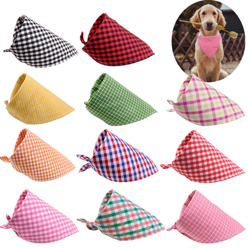 Pet Towelettes Dog Cat Plaid