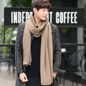 Casual Solid Color Warm And Long Couple Scarf