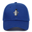 Penguin Embroidery 6 Mesh Baseball Hat Men And Women Outdoor Sunshade