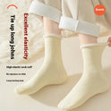 Women's Mid-calf Winter Fleece Lined Padded Warm Keeping Sleeping Floor Cashmere Socks