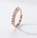 Champagne Real Gold Qigongzhu Ring Female Accessories