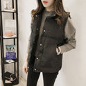 Women's Loose Short Down Cotton Vest Jacket