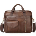 Men's Portable One-shoulder Cross-body Briefcase