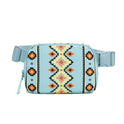 New Bohemian Print Waist Bag With Adjustable Shoulder Strap Fashion Casual Outdoor Running Crossbody Bag For Women