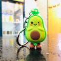 Cartoon Three-dimensional Key Chain Pendant PVC Travel Souvenir