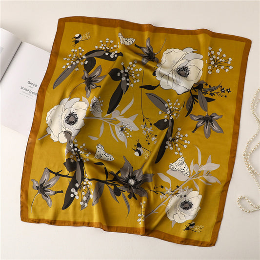 New Women's Scarves 70cm Love Bird Letter Pattern