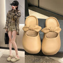 Fashion Good-looking Closed Toe Flat Slippers Lazy Casual Outdoor Beach Sandals