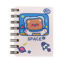 Astronaut Flipped Portable Pocket Flipper Notebook