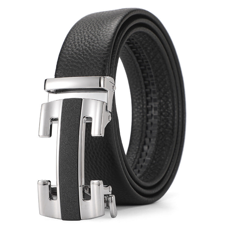 Genuine Leather Automatic Pure Leather Belt Boys