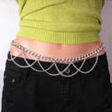 Hip Hop Punk Fashion Metal Chain Waist Chain