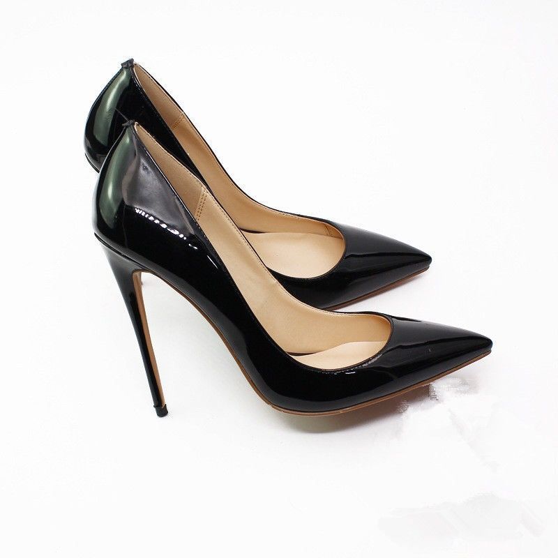 Women's Shoes With Buckle Black Peep Toe