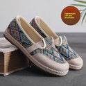 Women's Spring And Summer Breathable Ethnic Style Embroidered Shoes Soft Bottom