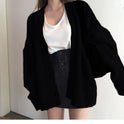 Women's Solid Color Fashion Casual Knitted Jacket