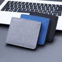 Men's Fashion Simple Short Canvas Wallet