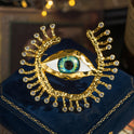 European And American Retro Devil's Eye Brooch