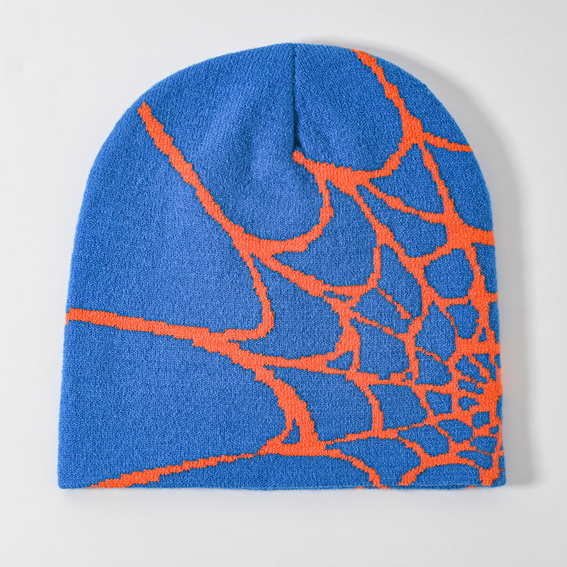 Men's And Women's Warm Net Jacquard Knitted Hat