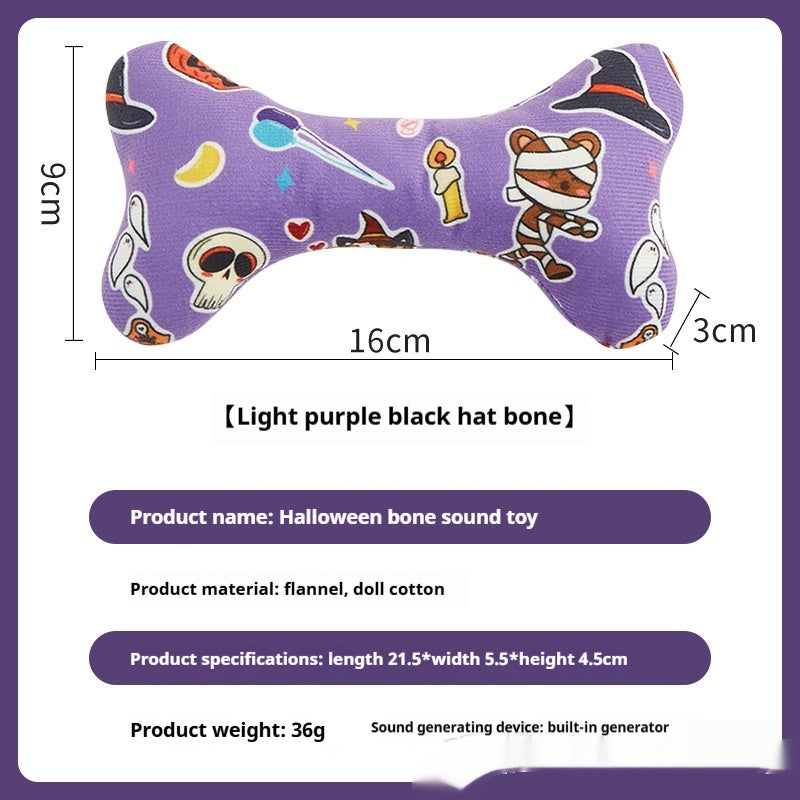 Voice Pet Halloween Bone Toy